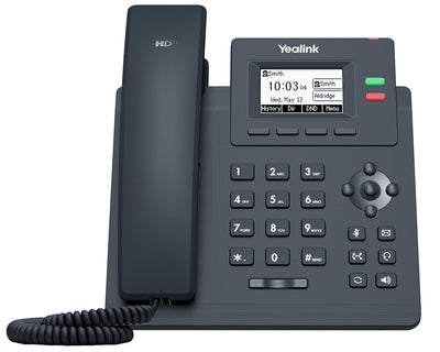 Yealink SIP-T31P IP Phone | 2-Line, HD Voice, PoE, 2.3” LCD