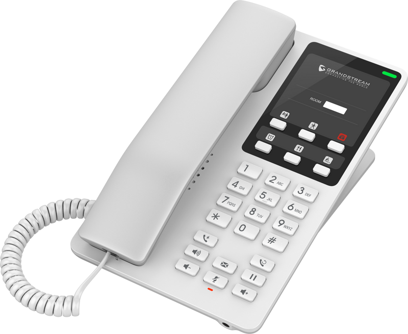 Grandstream GHP620 & GHP621 Series Compact Hotel IP Phone | PoE & Wi-Fi