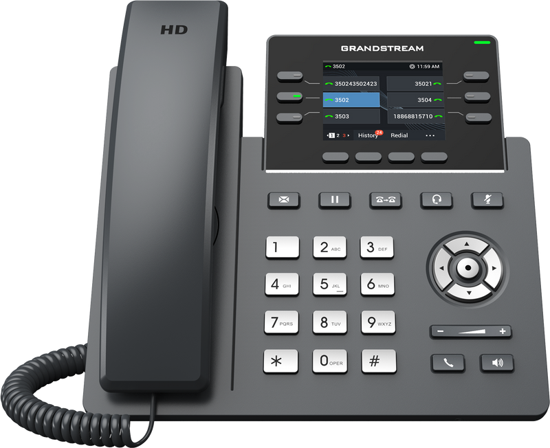 Grandstream GRP2613 Series IP Phone | 6-Line Carrier-Grade SIP Phone