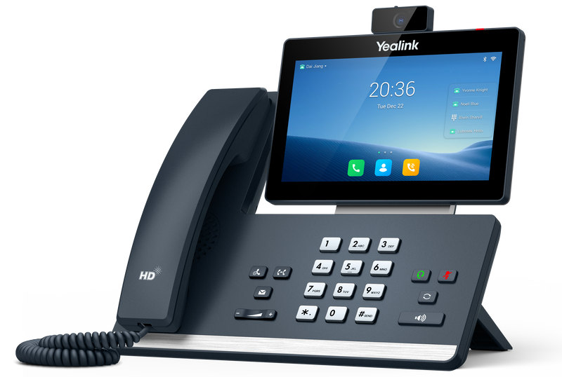 Yealink SIP-T58W IP Video Phone with Camera | Android Smart Business Phone | Elite Desktop Collaboration Device