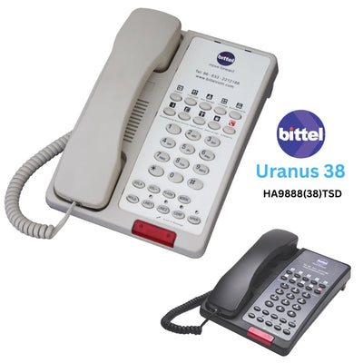 Bittel Uranus 38 HA9888(38)TSD Corded Telephone | Hospitality Desk / Wall Guestroom Telephone Phone