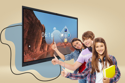 SoftLogic Interactive Flat Panel | 4K UHD AI Powered Digital Smartboard for Education